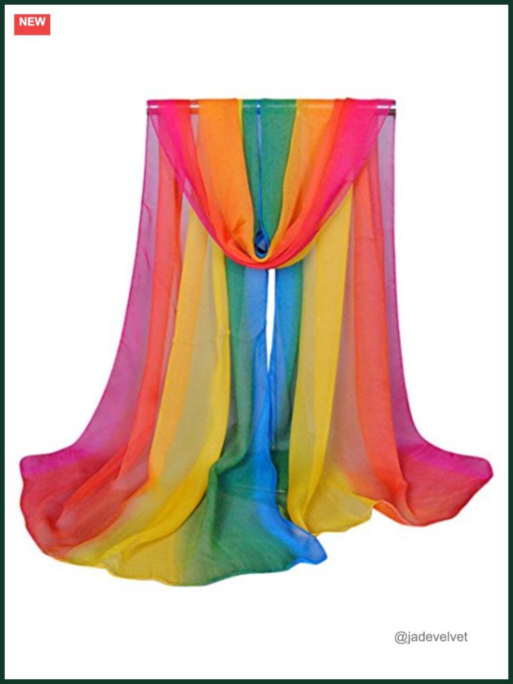 Women Soft Chiffon Lightweight Neck Scarf Head Hair Wrap